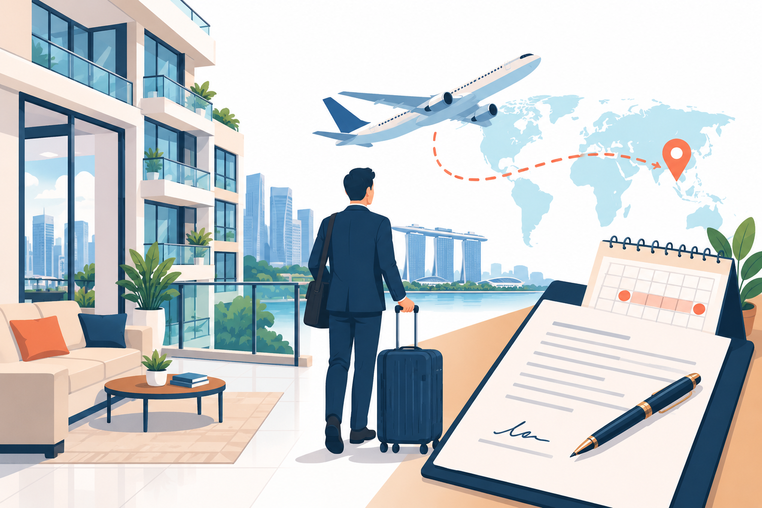 Illustration for Diplomatic Clause vs Exit Clause in Singapore